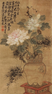 李鱓 花卉 立轴