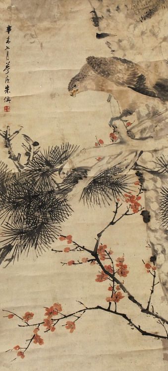 朱梦庐 花鸟 立轴