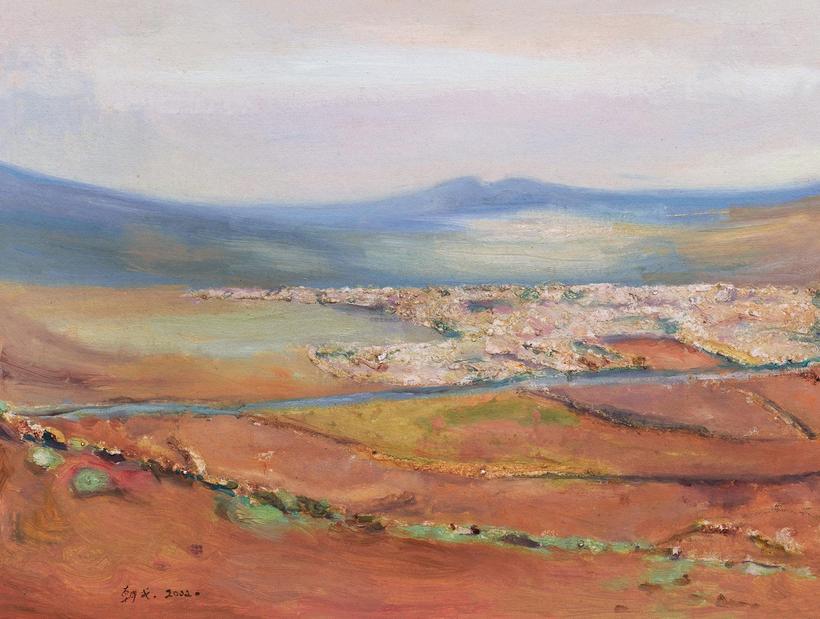 朝戈 2002年作 风景