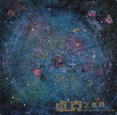 尹朝阳 2007年作 眩系列·星空 110×110cm