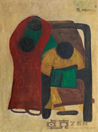 贺慕群 1968年作 玩具系列 130×97cm