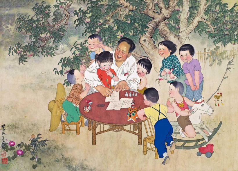 陈望秋 冯一鸣 1962年作 做毛主席的好孩子