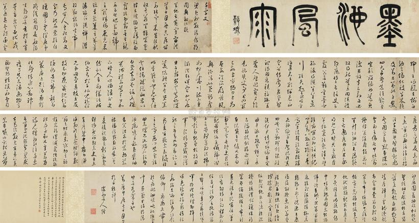 汤焕 万历甲辰（1604年）作 草书《千字文》 手卷