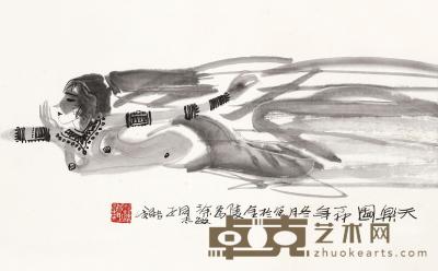 赵绪成 天乐图 立轴 42×56cm