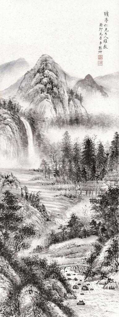 张翀 山水 立轴