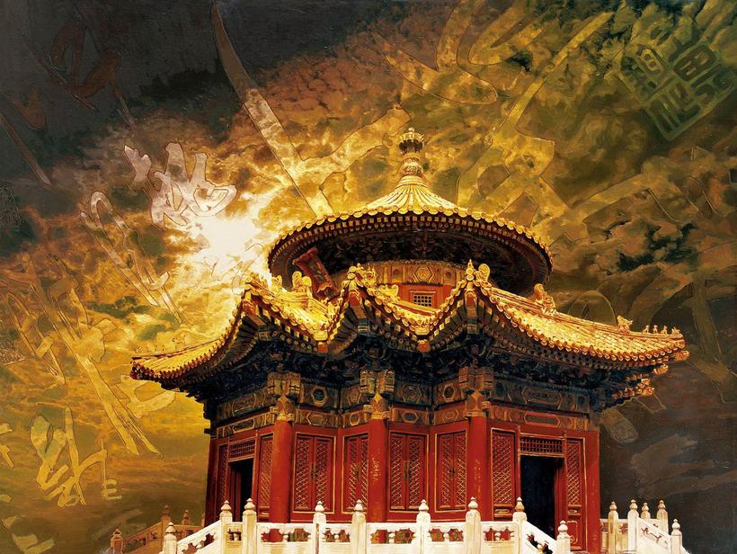 王其钧 2008年作 灿阳依旧
