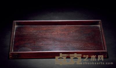 清 红木茶盘 36×25.5cm