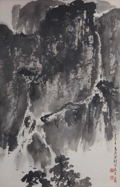 谭学楷《剑阁景色》片