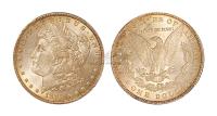 1885年美国摩根壹圆银币一枚