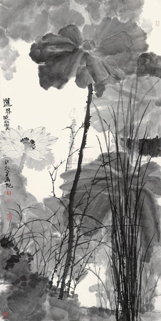 莫晓松 莲界 镜心