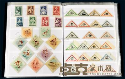 COL 1874年-1981年匈牙利邮票收藏集一册二千二百余枚 