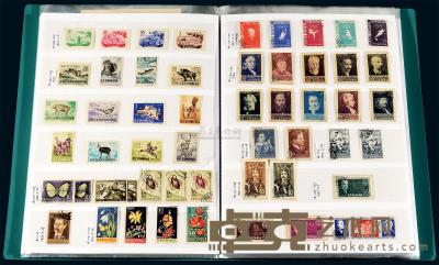 COL 1893年-1985年罗马尼亚邮票收藏集一册 