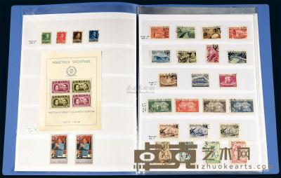 COL 1930年-1971年阿尔巴尼亚邮票收藏集一册 