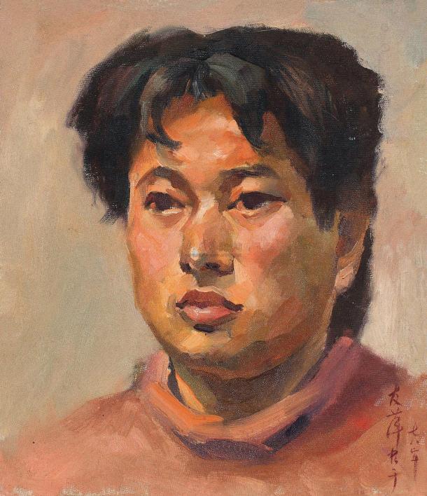 赵友萍 1978年作 女肖像