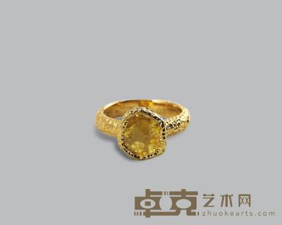 18K黄金钻石戒指 