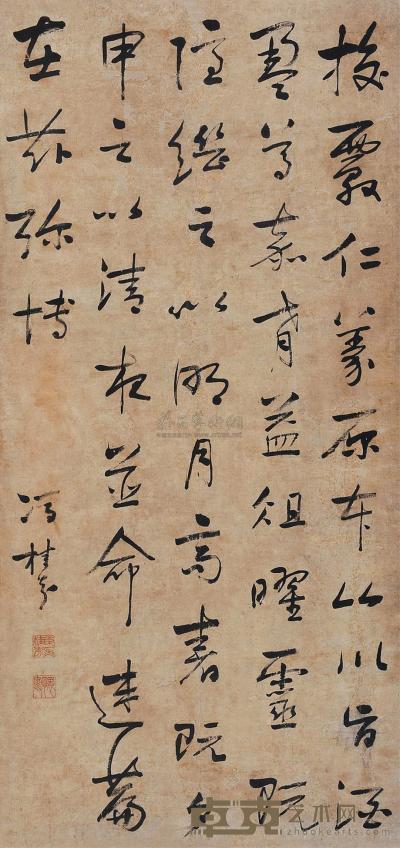 冯桂芬 书法 立轴 130×61.5cm
