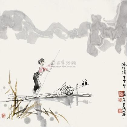 唐大禧 李仁康 梁业鸿 甲申（2004年）作 漓江情 镜片