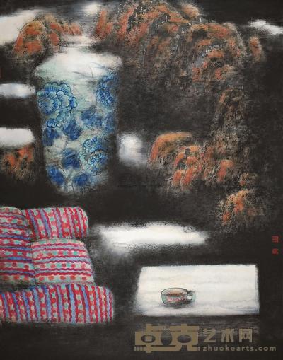 李东伟 静观 镜片 182×142cm