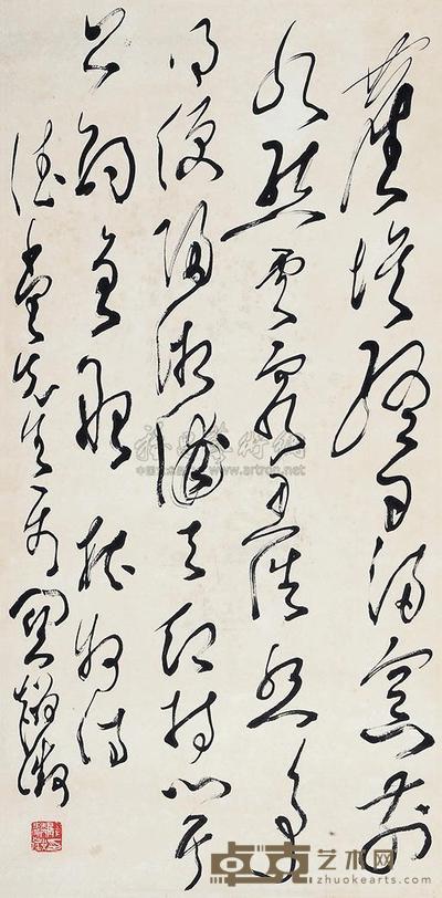 关麟征 书法 立轴 66.5×33cm