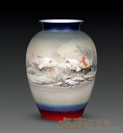 徐英 山村祥瑞 45×35cm
