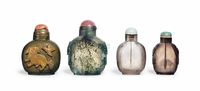 18TH/19TH CENTURY FOUR SNUFF BOTTLES