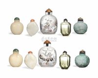 18TH/19TH CENTURY FIVE SNUFF BOTTLES