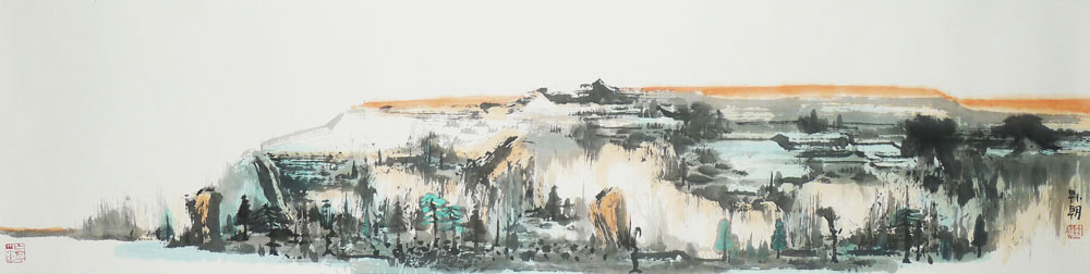 韩朝 山水日记之八十 35×137.5 cm