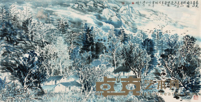 周友林 山水 136*68cm