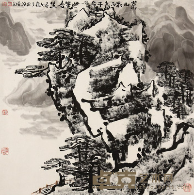 王永敬 万山松 68*68cm