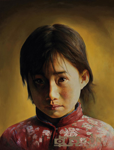 刘德润 1996年作 女孩 89×116cm