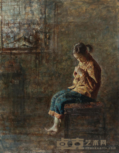 匡剑 女孩 112×145cm