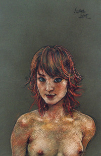 庞茂琨 2005年作 半裸的女人之一