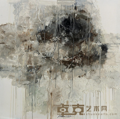 白明 2006年作 风景 100×100cm