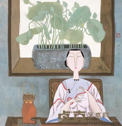 胡永凯 人物 镜片 73×71cm
