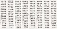 张海 1997年作 书法 八屏镜片