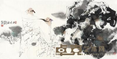 王西京 松吟图 镜心 69×135.5cm
