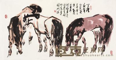 韦江凡 天涯春草已芳菲 镜片 69×136cm