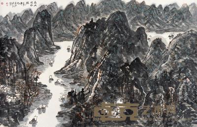 张振学 为山川存照 镜片 124×191.5cm
