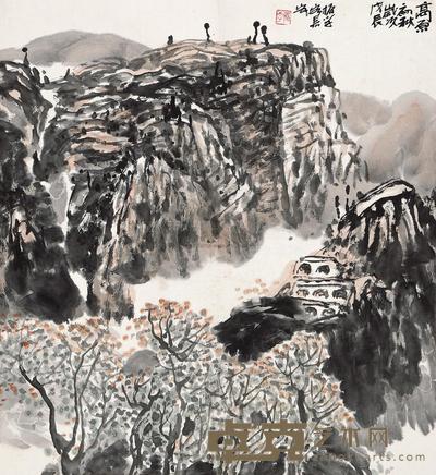张振学 高原初秋 镜片 59×53cm
