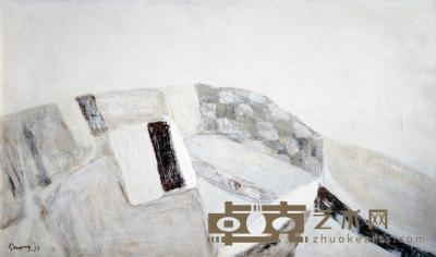 尚杨 1998年作 银色风景 50×83cm
