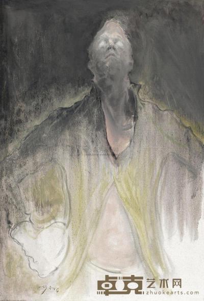 毛焰 2011年作 Thomas肖像 110×75cm