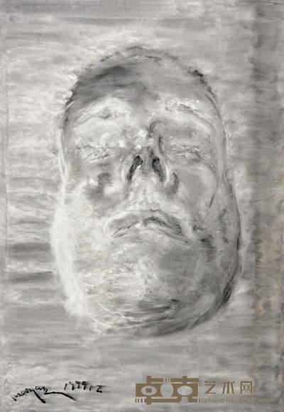 毛焰 1999年作 托马斯肖像 35×25cm
