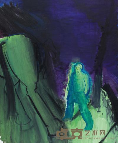 马轲 2007年作 仰望系列—英雄 180×150cm