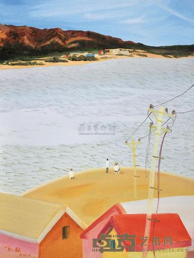 孙侃 2005年作 海滨 80×60.5cm