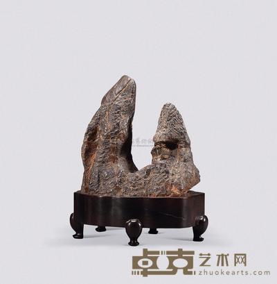 清 灵璧石山子 高19cm
