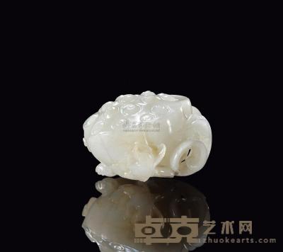 清中期 白玉莲藕 长5.1cm