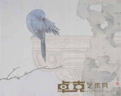 司子鸣 鹦鹉 44*36*1