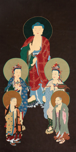 佚  名 佛像镜框