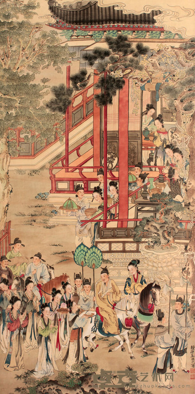徐 操 人物立轴 132×64