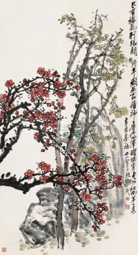 赵云壑 辛酉（1921年）作 梅花 立轴